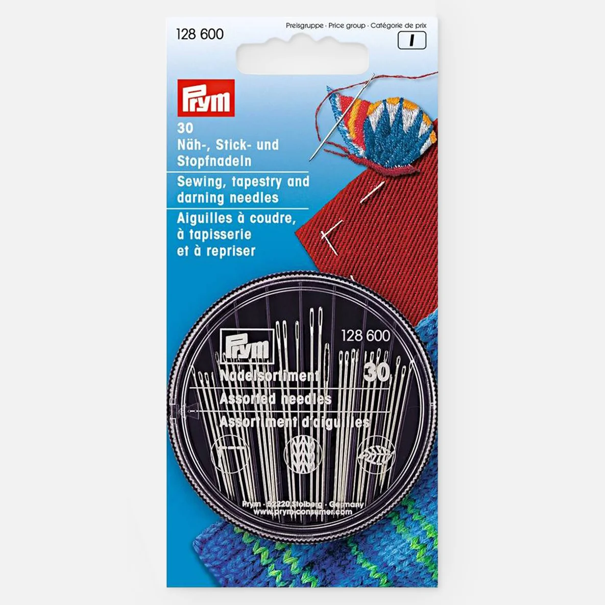 PRYM Näh-, Stick- und Stopfnadelset 30 Stück
