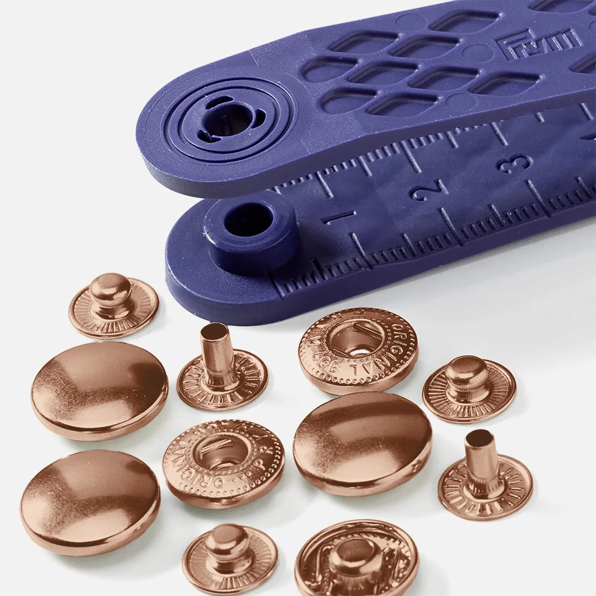 Anorak Druckknöpfe Kupfer 15mm