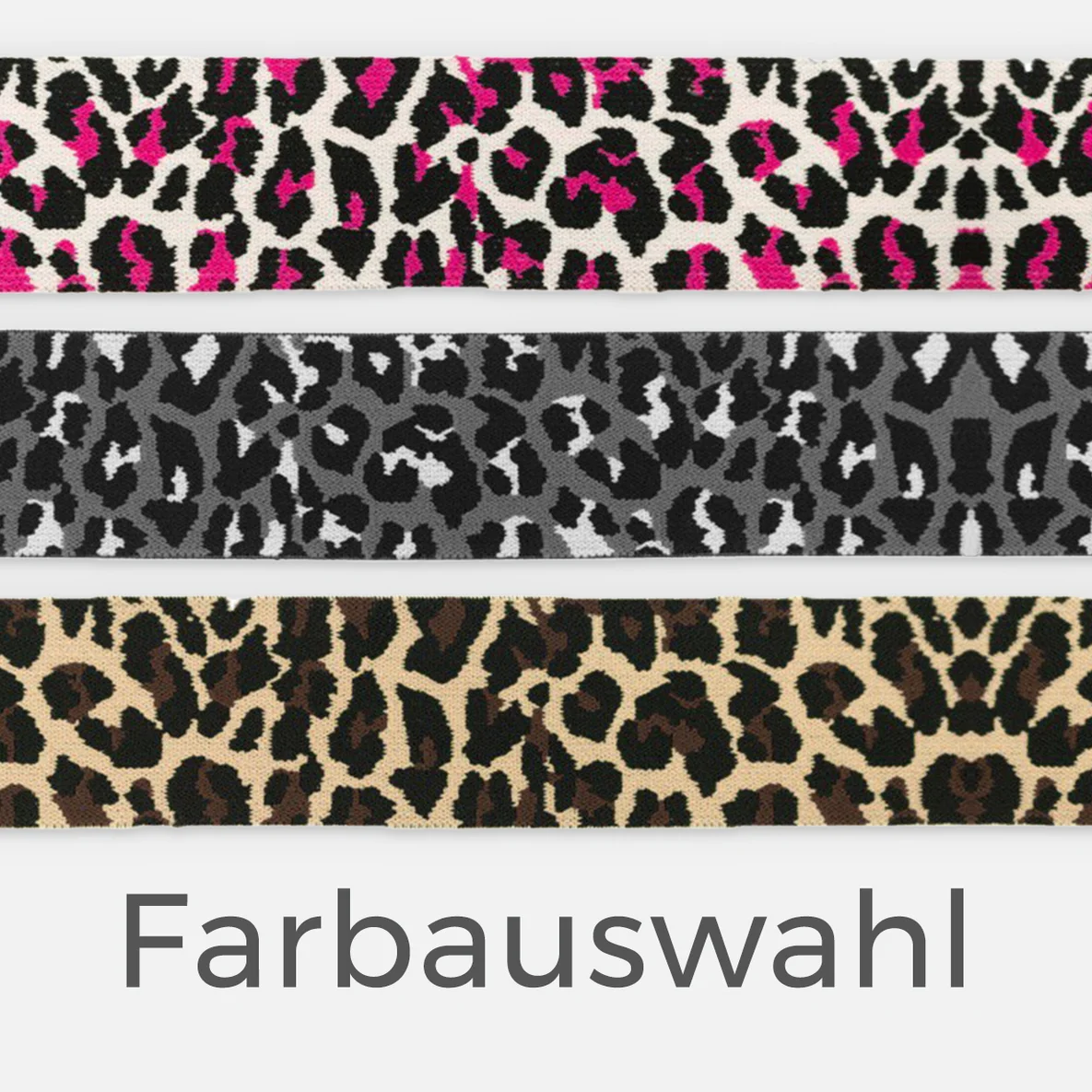 Gummiband Leopard 40 mm