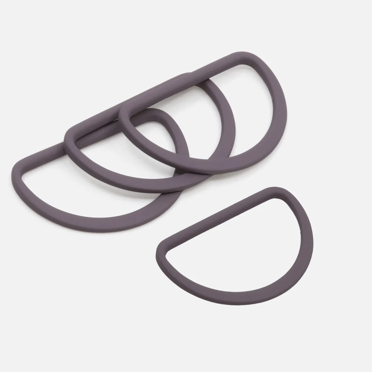 D-Ring Dunkelgrau 40 mm