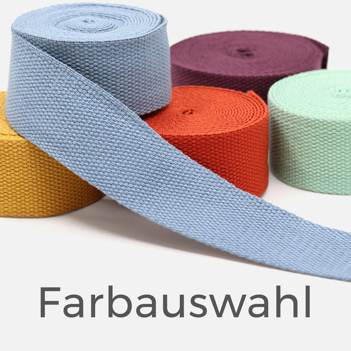 Gurtband 40mm Baumwollmix Soft 3m Länge