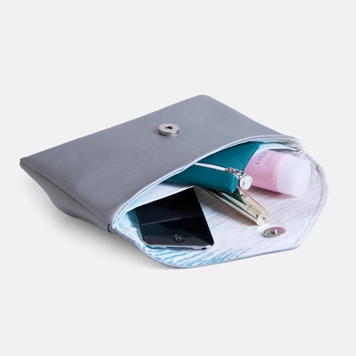 Taschenmagnetverschluss Silber