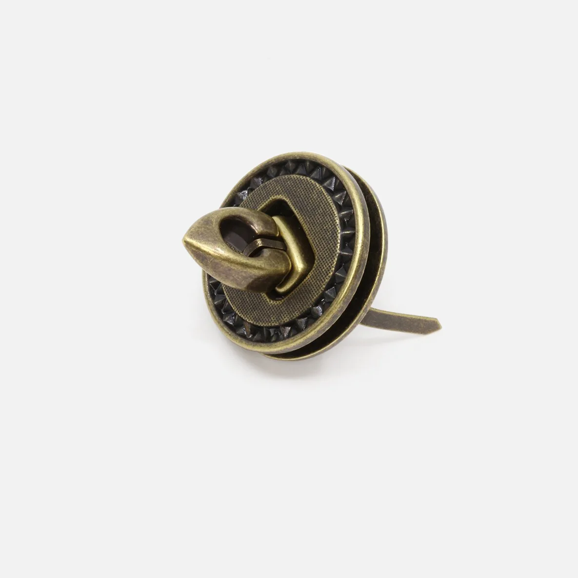 Taschenverschluss Flip-Lock Messing