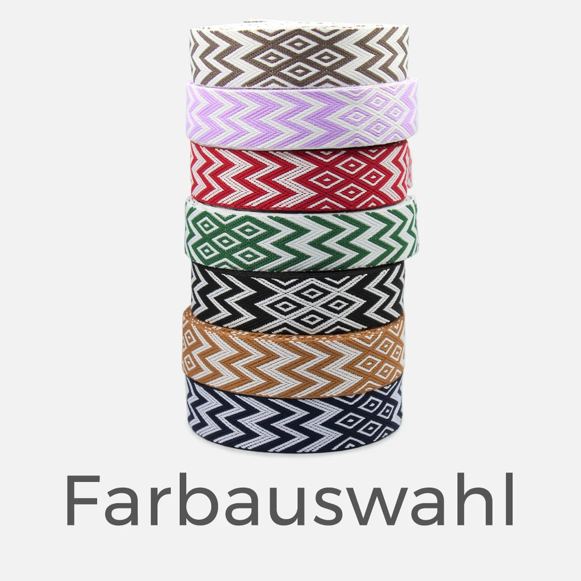 Gurtband Gurtband ZickZack, 38mm, Meterware