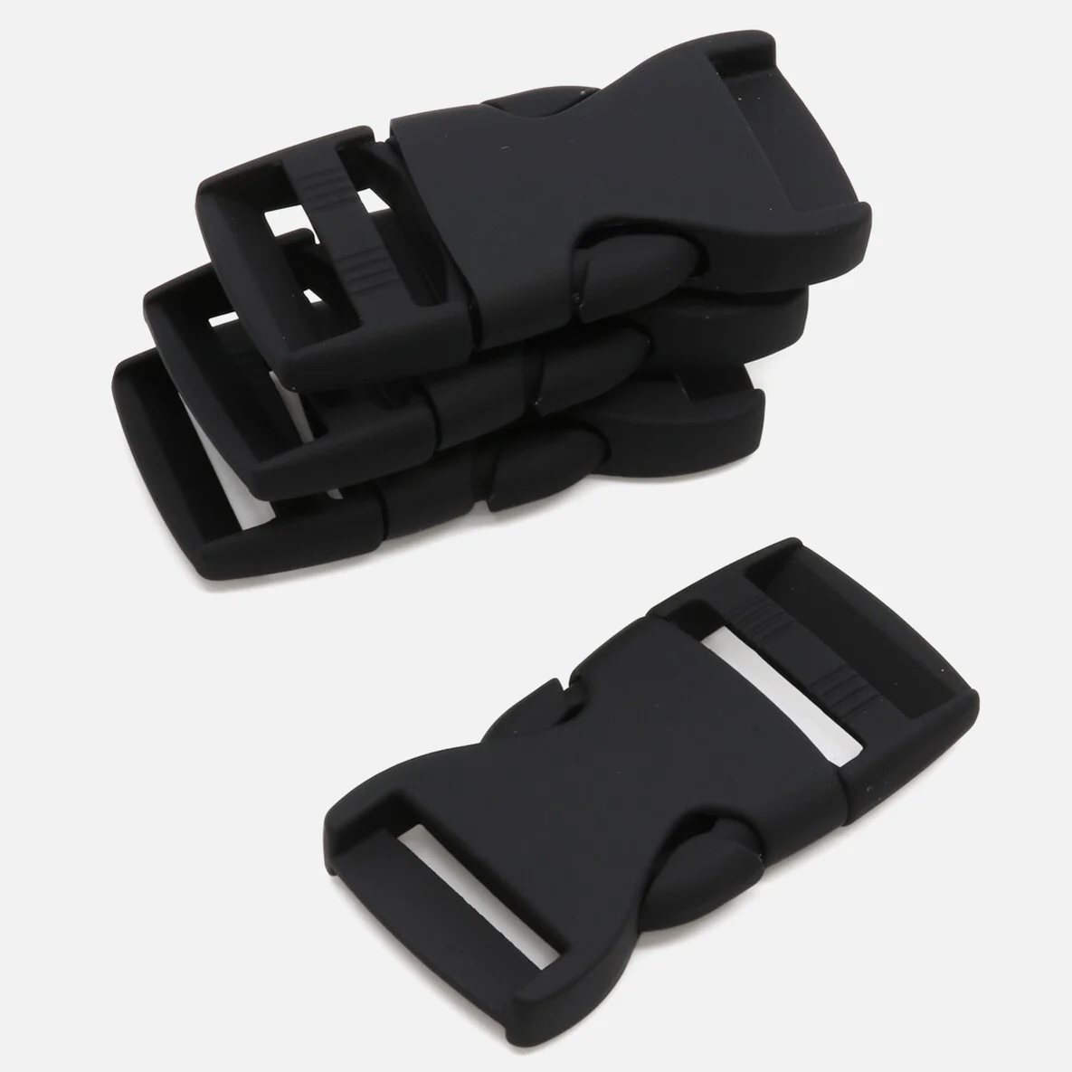 Steckschnalle Schwarz B5 25mm