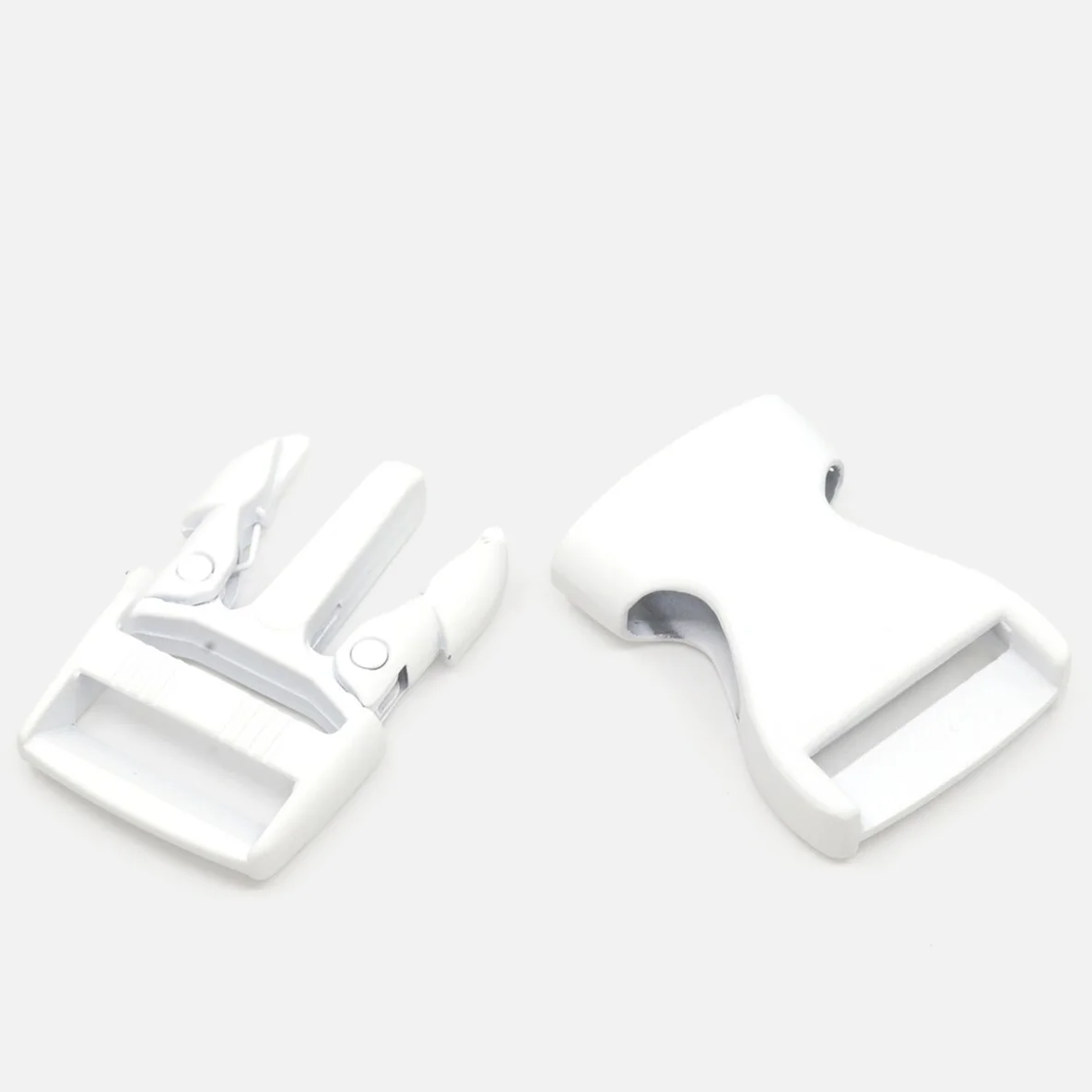 Steckschnalle Weiß B3 25mm