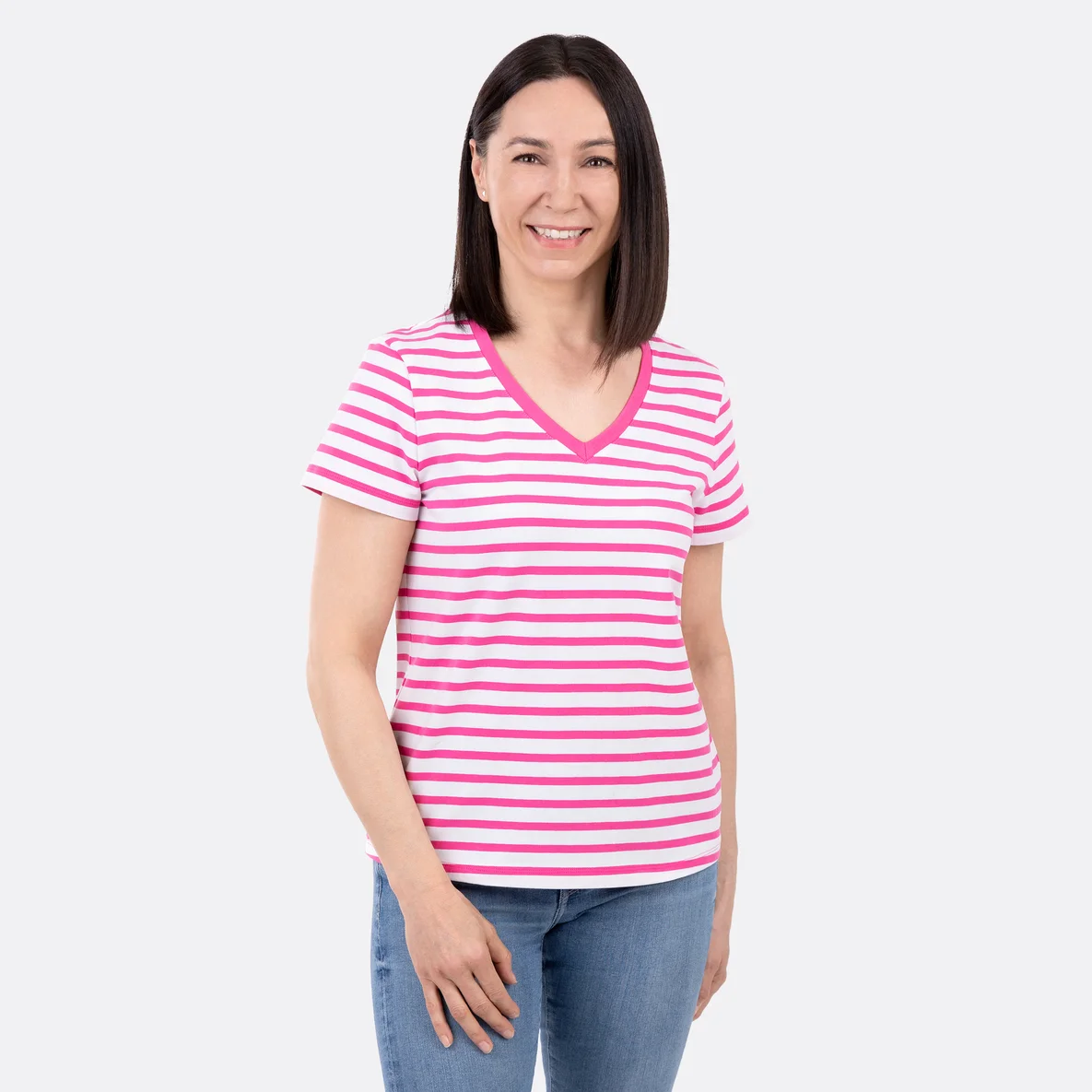 Streifen Jersey Pink Bio-Stoff pattydoo Ice Cream Stripes