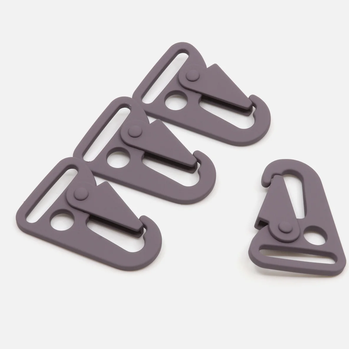 Taschenkarabiner "Hook" Dunkelgrau 25mm