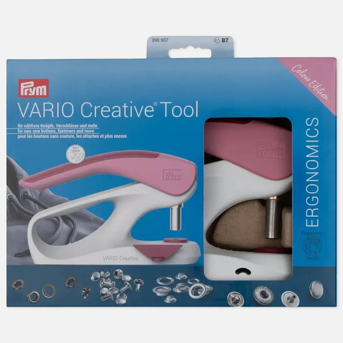 PRYM Vario Creative Tool, Colour Edition Rosa/Beere