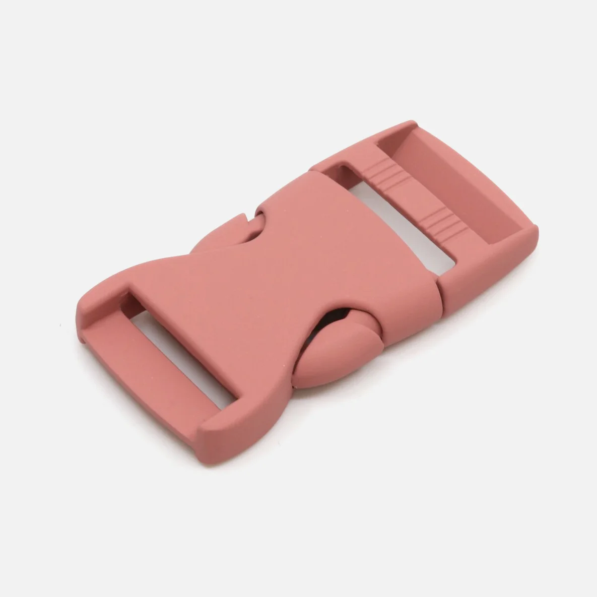 Steckschnalle Altrosa 25mm, 1 Stück, geschlossen