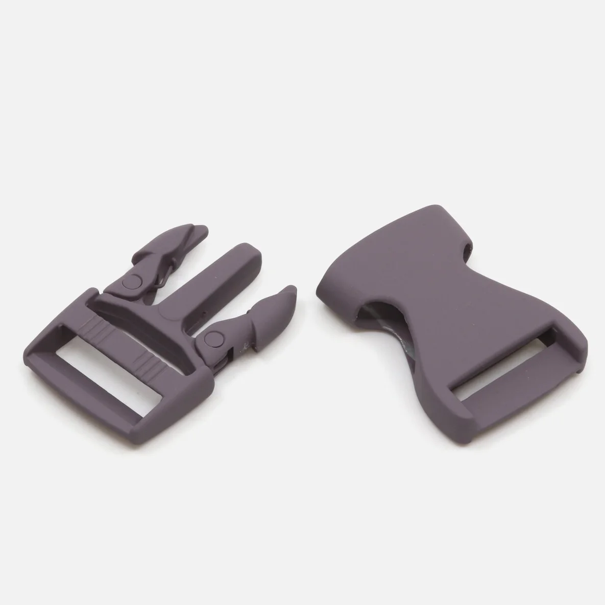 Steckschnalle Dunkelgrau 25mm, 1 Stück