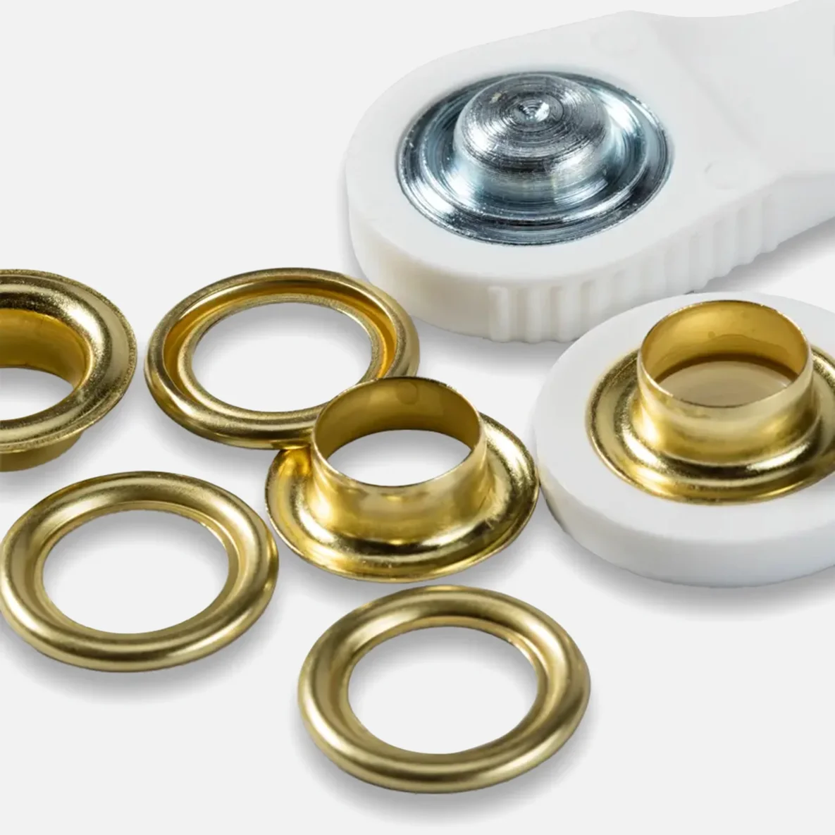 PRYM Ösen mit Scheiben & Werkzeug Gold 11mm