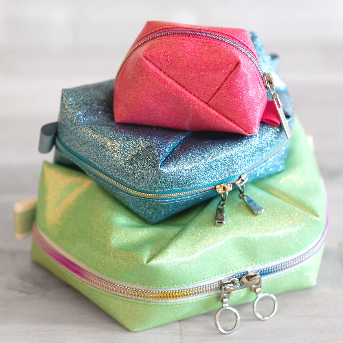 Freebie Ebook Kosmetiktasche Geo Bag selber nähen