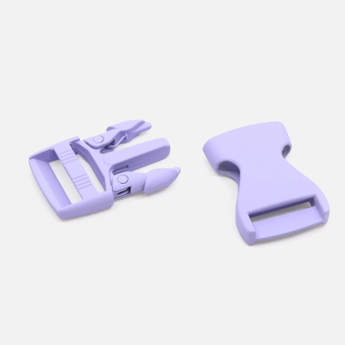 Metall Steckschnalle 25mm flieder D268