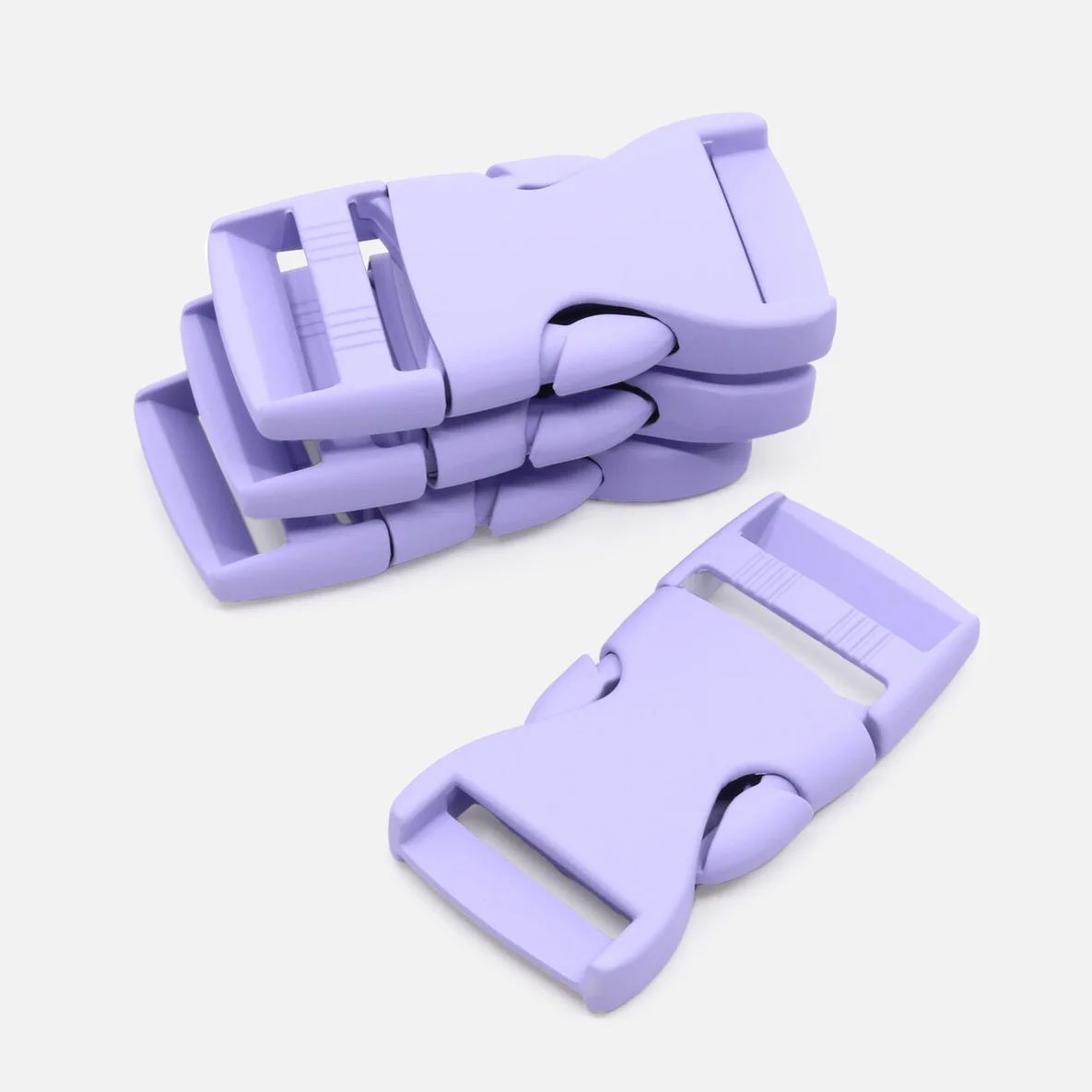 Metall Steckschnalle 25mm flieder D268