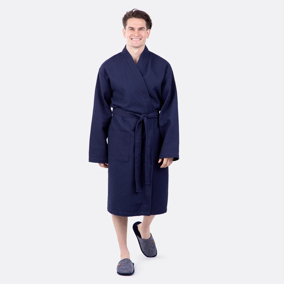 Schnittmuster Bademantel "Jeff" aus Waffelpiqué 