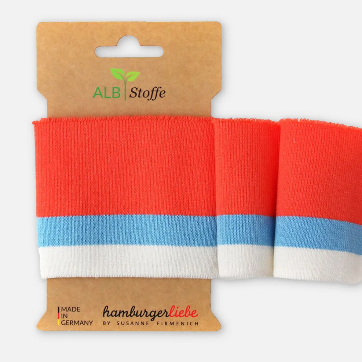 Cuff Me College Orange Hellblau Weiß