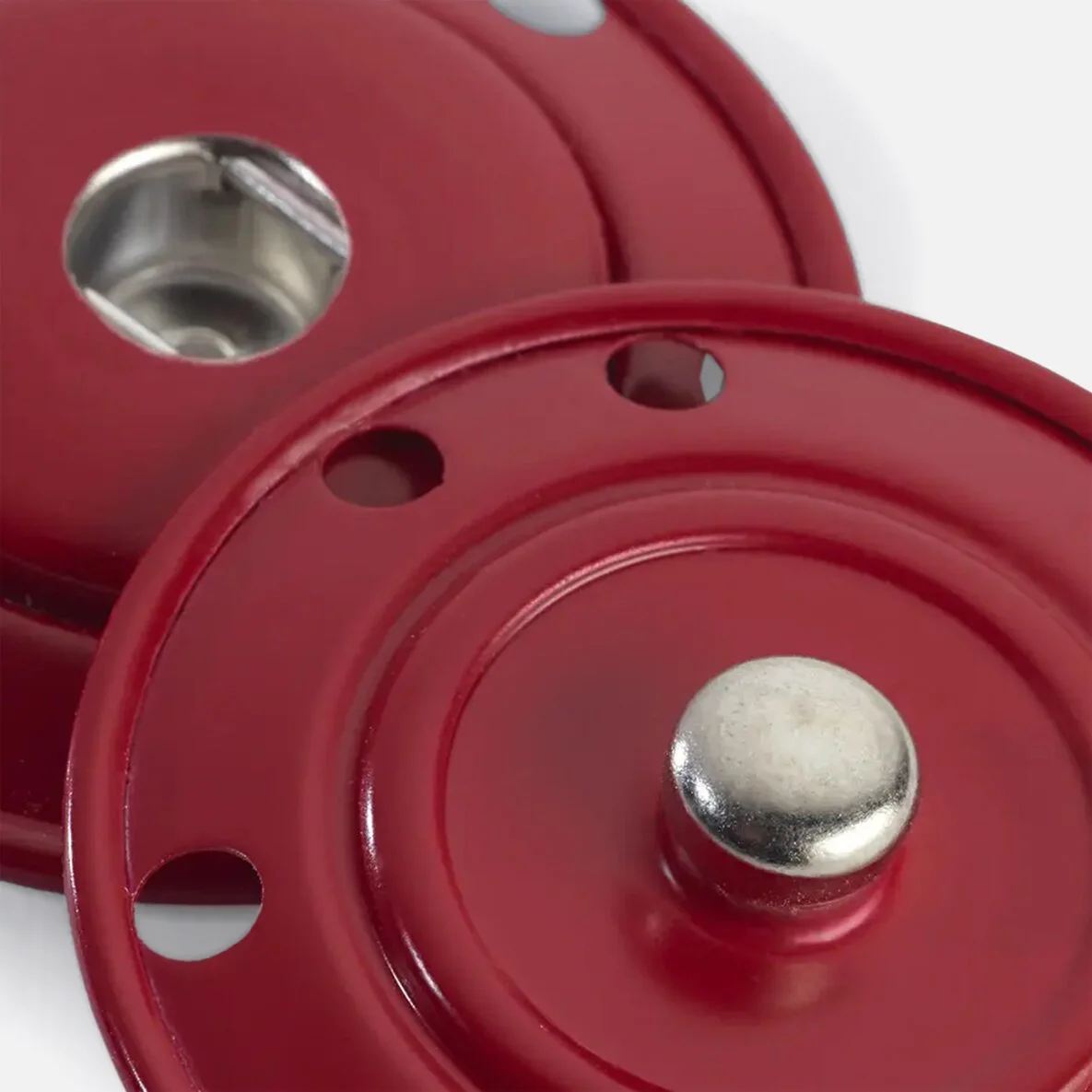 PRYM Druckknöpfe zum annähen, Dunkelrot 35mm