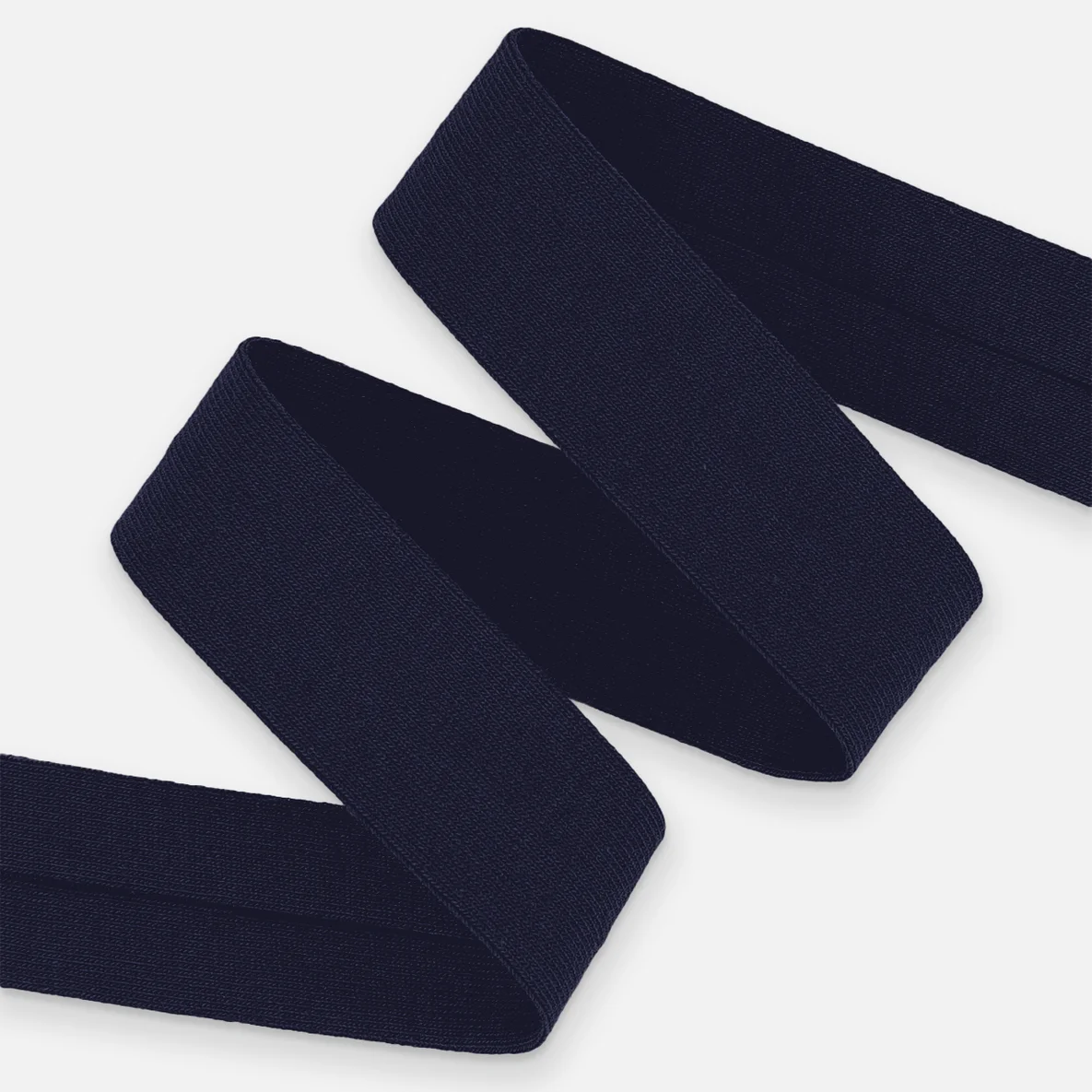 Schrägband Jersey 20mm Marine Meterware