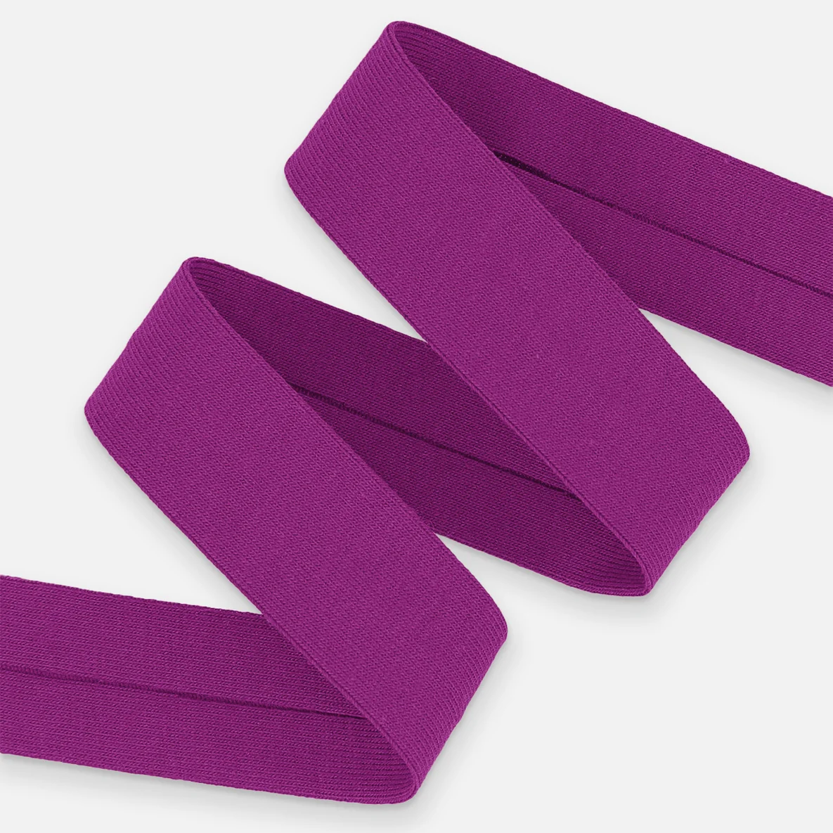 Schrägband Jersey 20mm Purpur Meterware