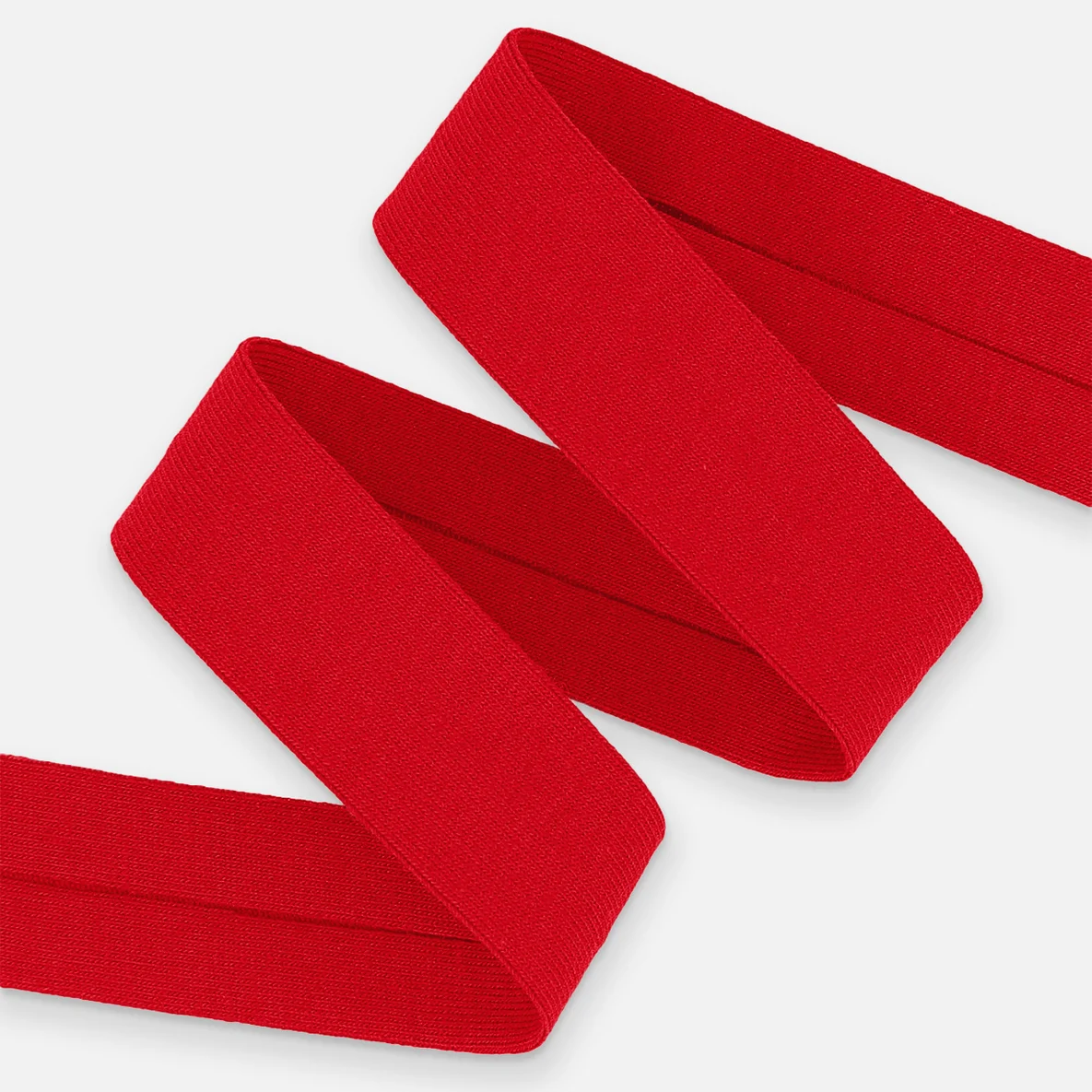 Schrägband Jersey 20mm Rot Meterware