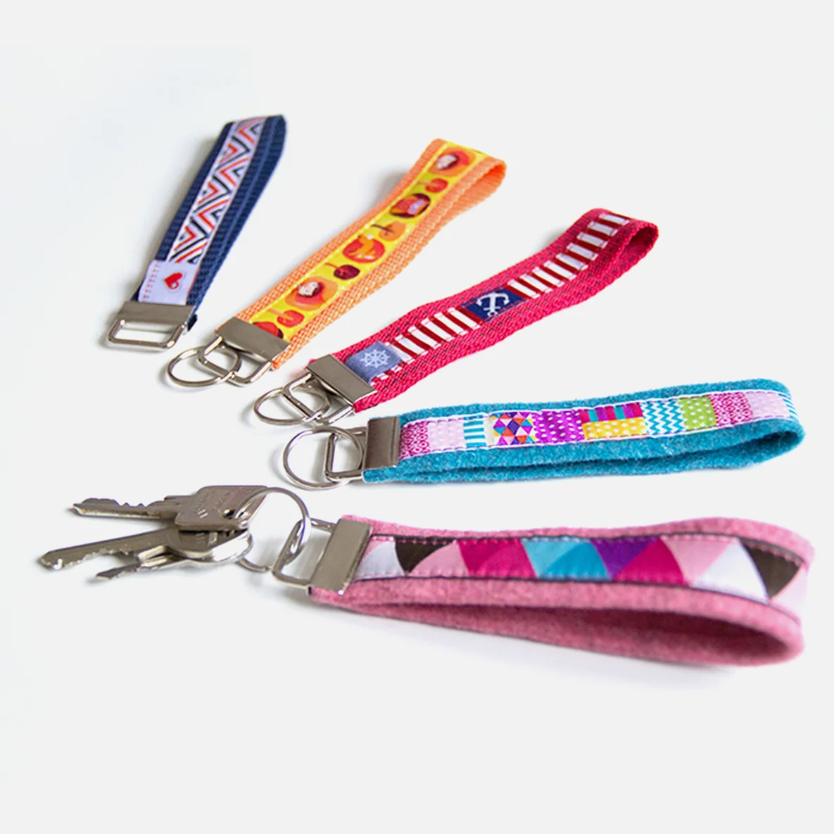 Schlüsselband Rohling silber