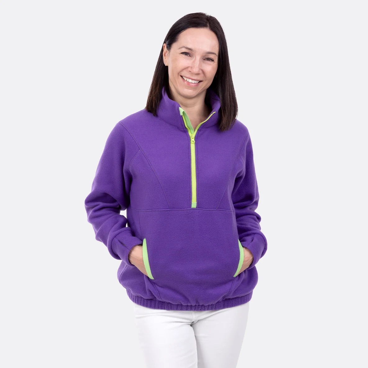Troyer "Tabea" aus Polarfleece Lila