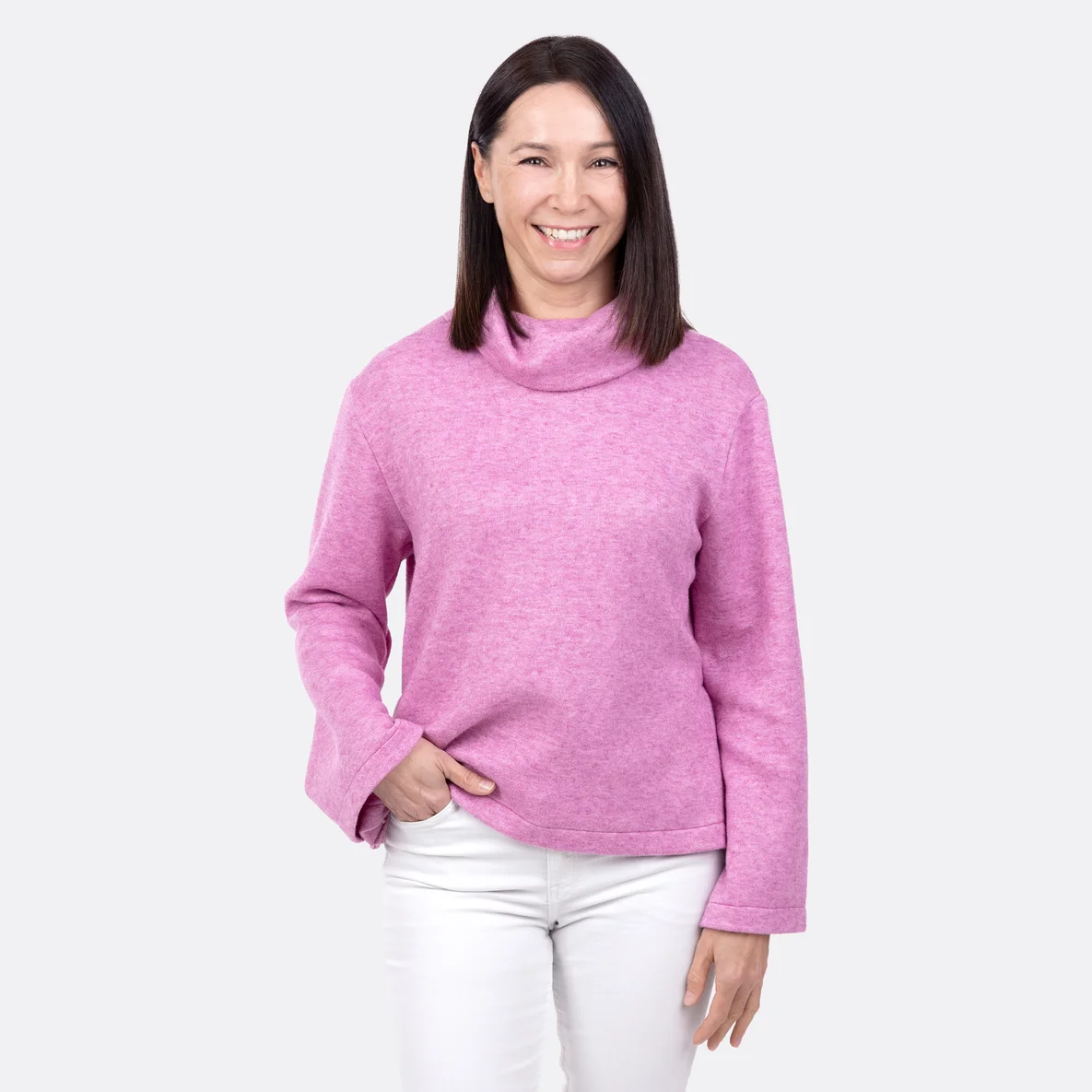 Viskosestrickjersey Pullover Schnittmuster selbernähen