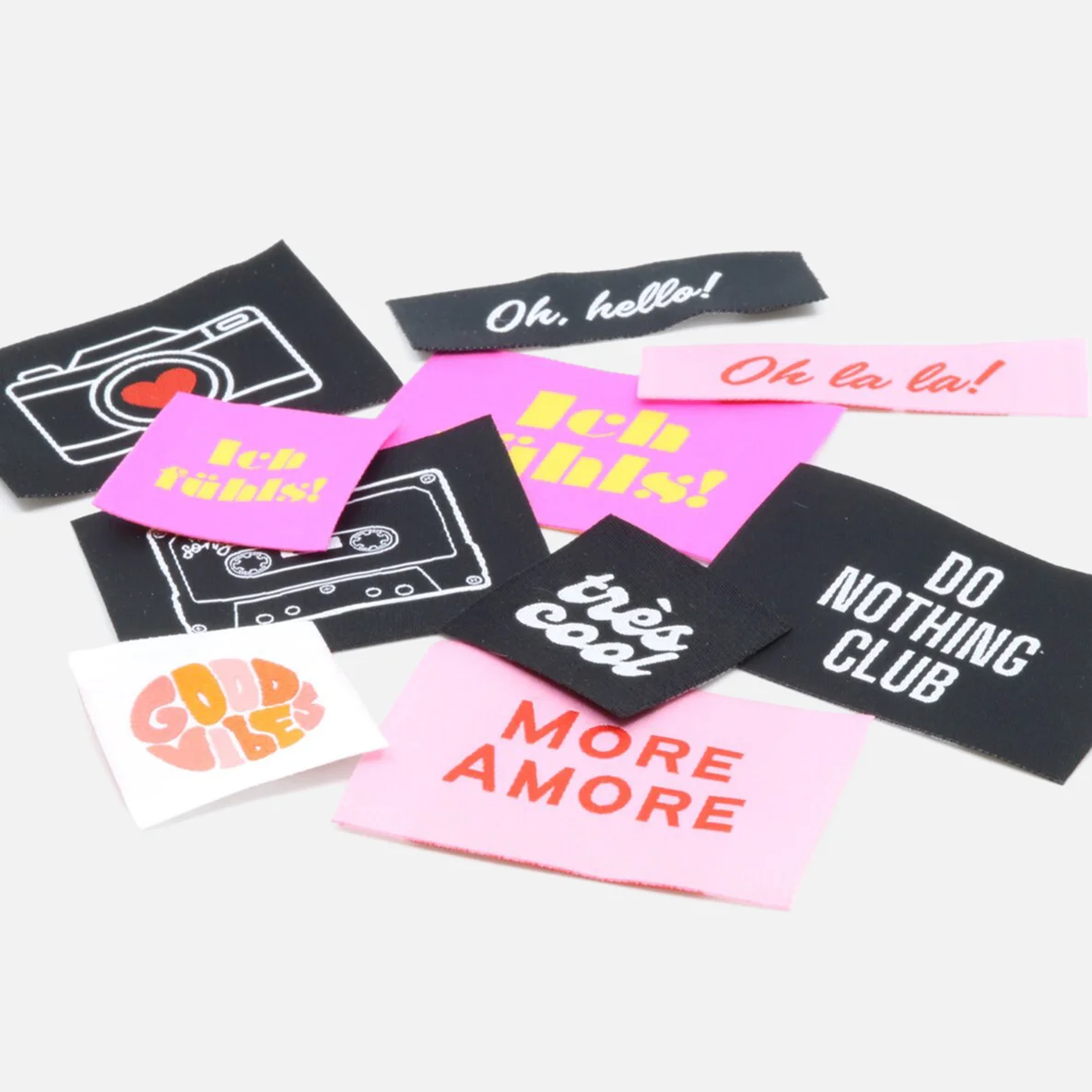 Webetiketten, 10er-Set "Cool Stuff"