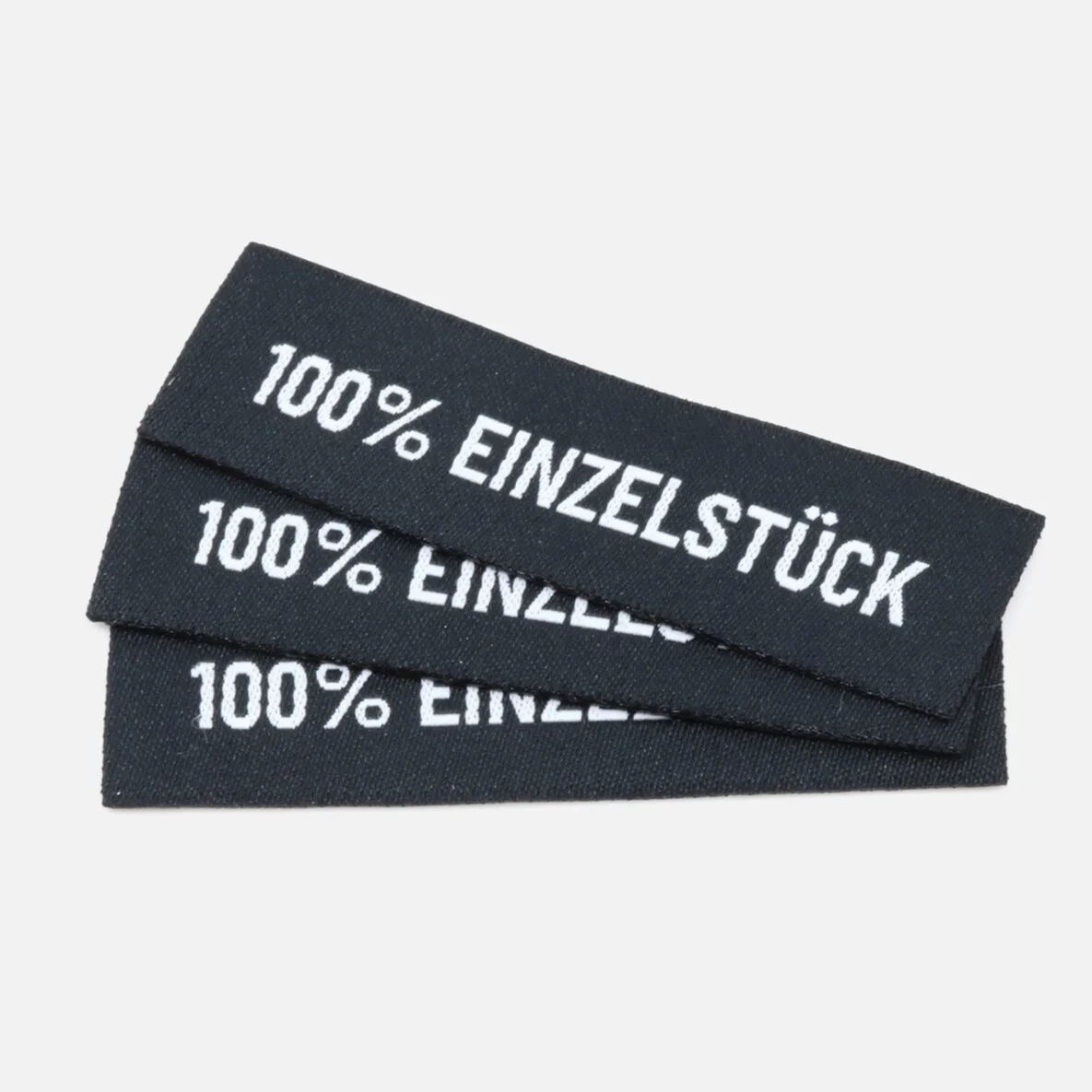 Webetikett "Einzelstück", 59x15 mm, 3 Stück
