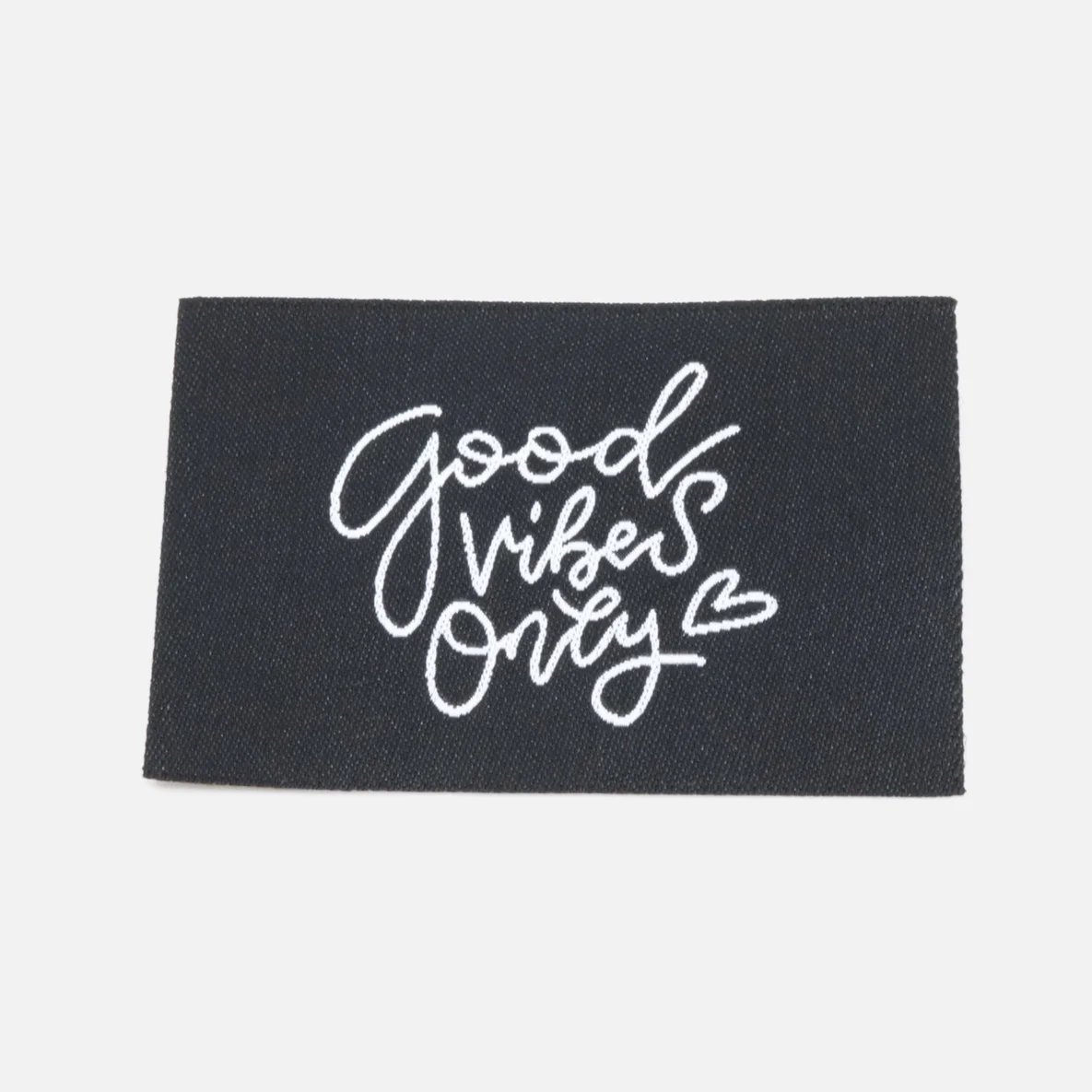 Webetikett "Good Vibes Only", 57x38 mm, 1 Stück