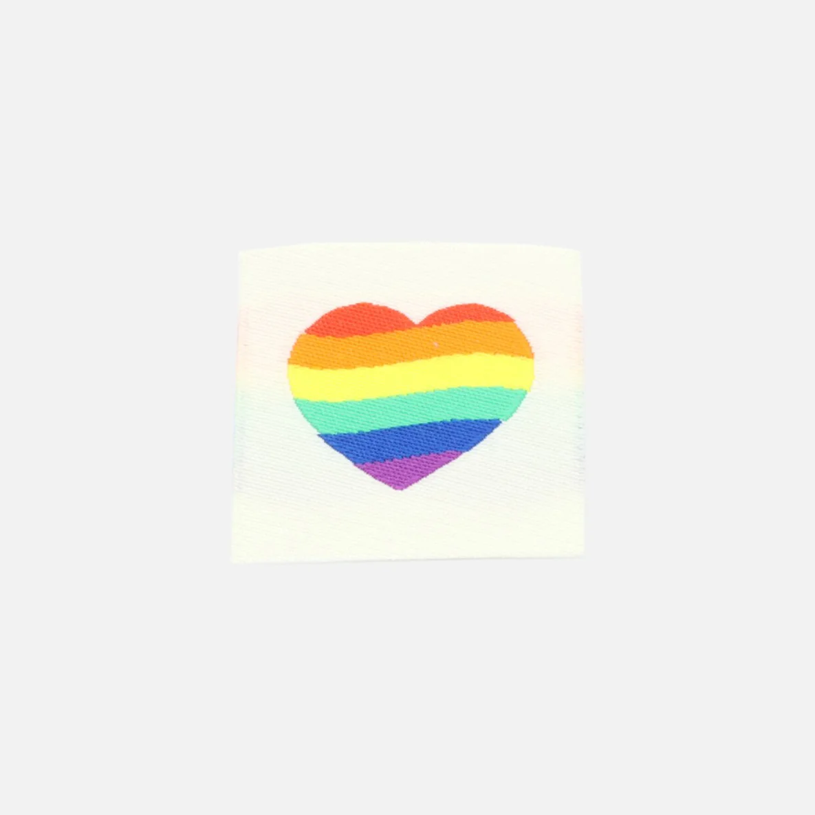 Webetikett "Herz", 30x30 mm, 1 Stück