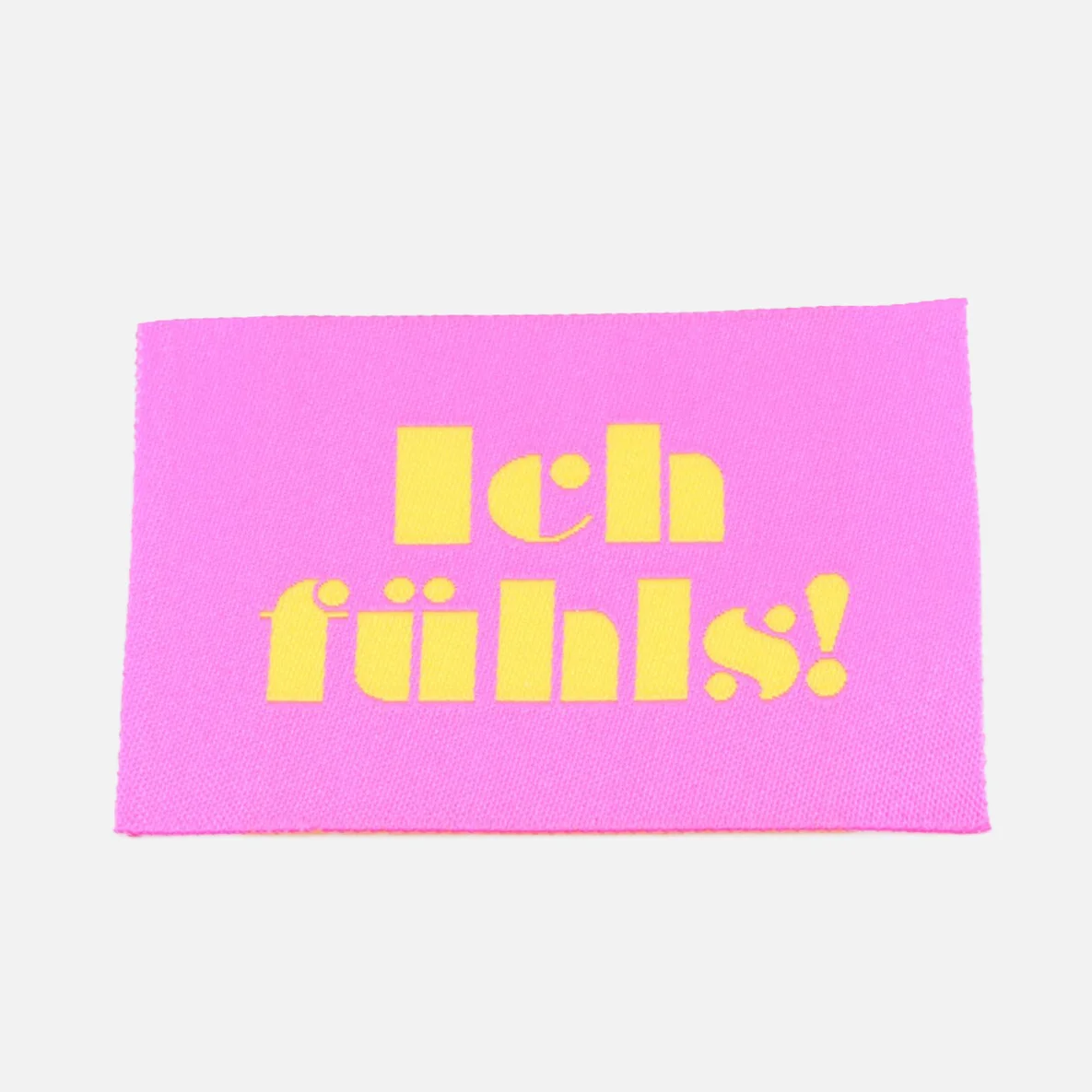 Webetikett "Ich fühls!", 57x38 mm, 1 Stück