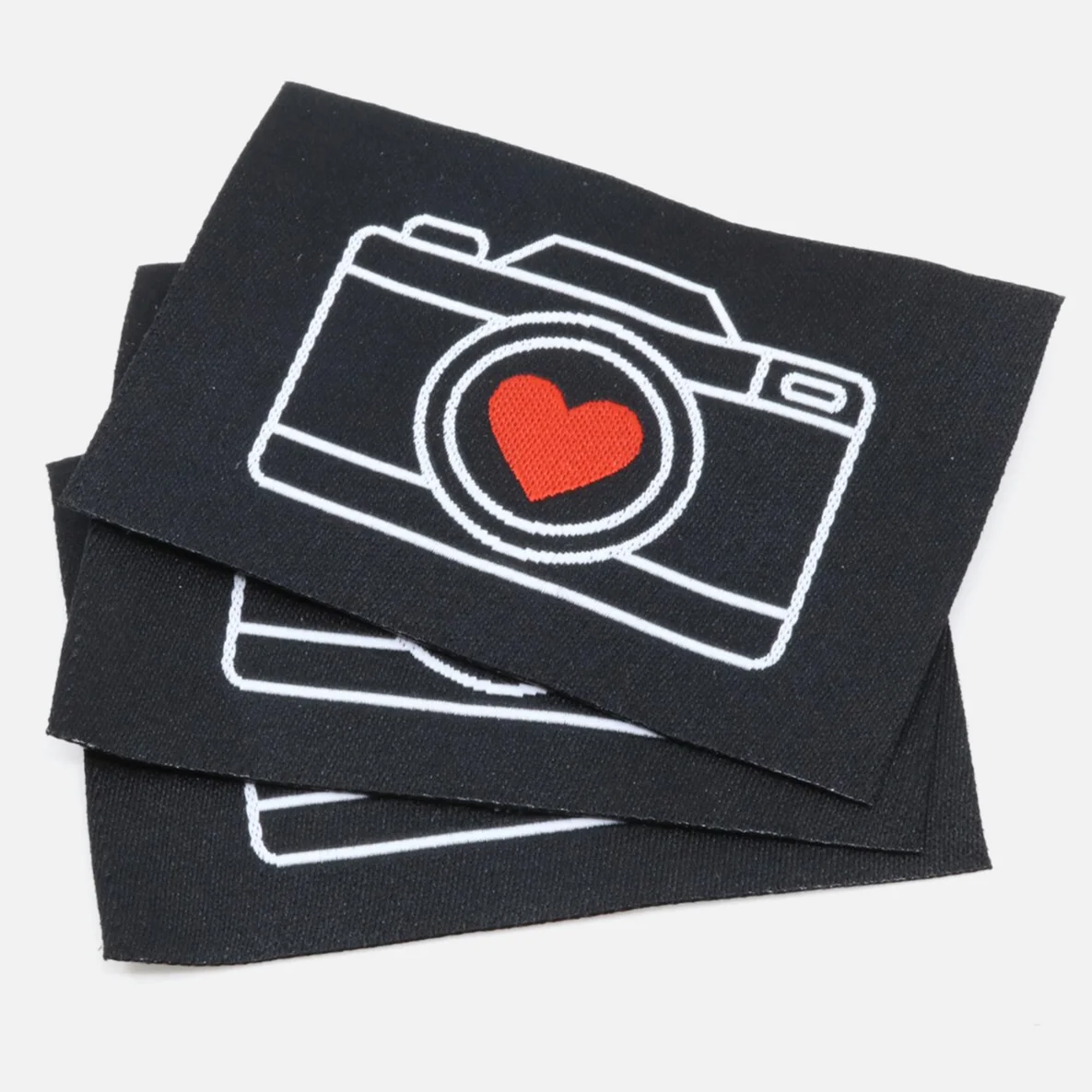 Webetikett "Kamera", 57x38 mm, 3 Stück