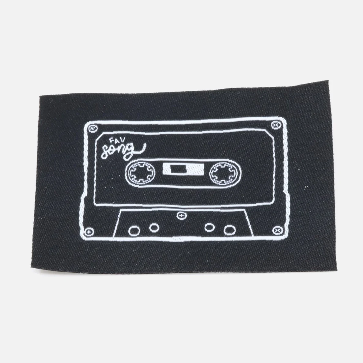 Webetikett "Kassette", 57x38 mm, 1 Stück