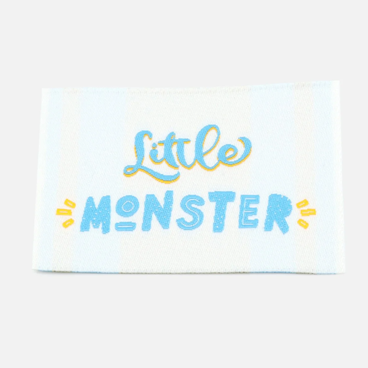 Webetikett "Little Monster", 57x38 mm, 1 Stück