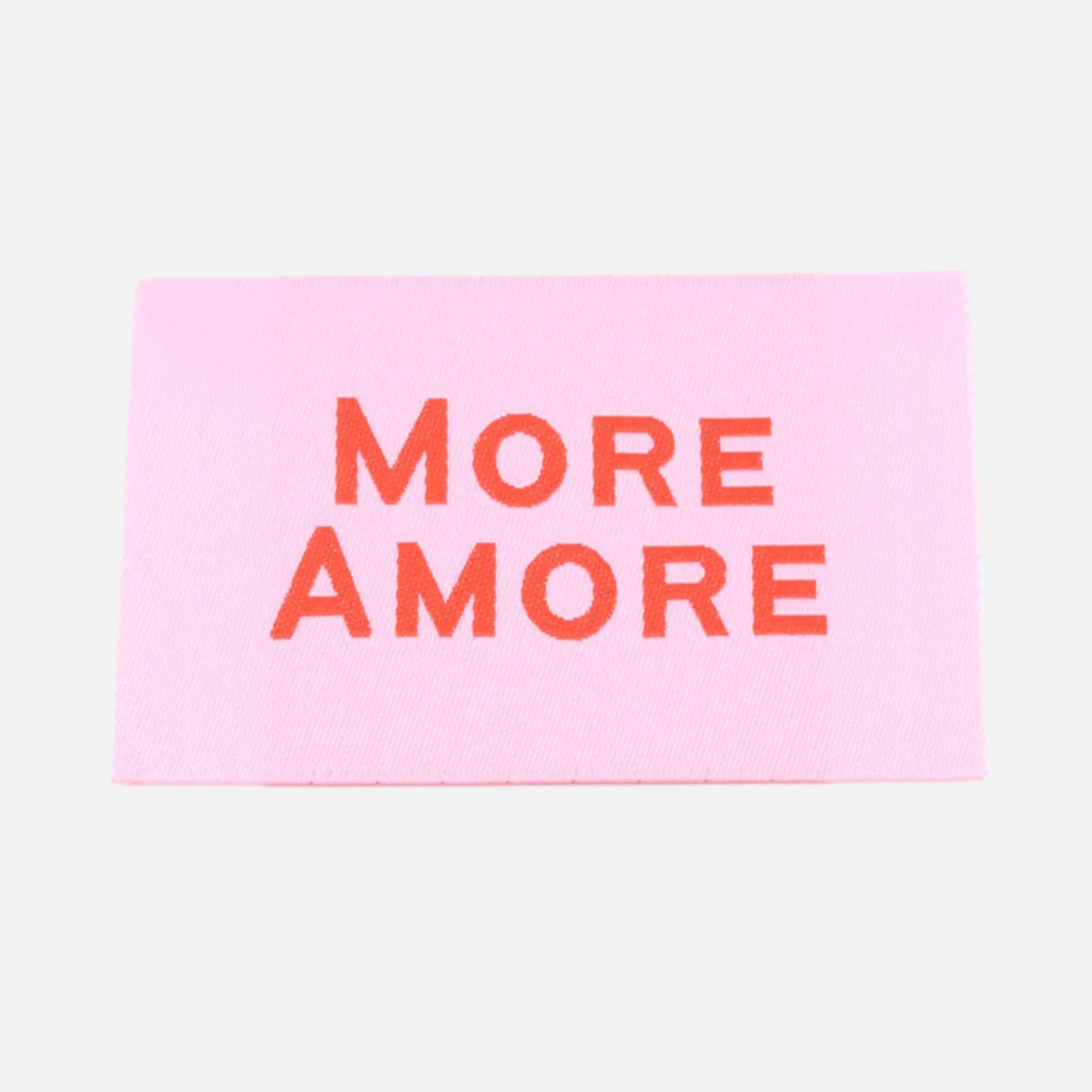 Webetikett "More Amore", 57x38 mm, 1 Stück