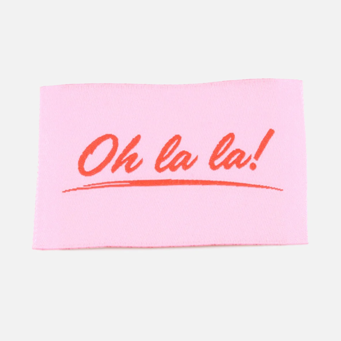 Webetiketten "Oh la la", 57x38 mm, 1 Stück