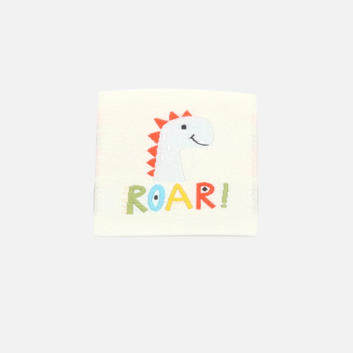 Webetikett "Roar!", 30x30 mm, 1 Stück
