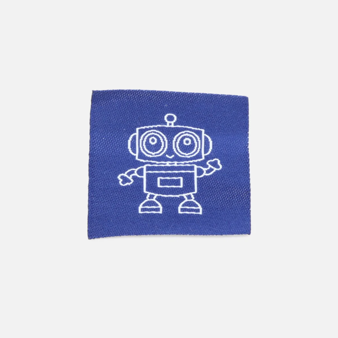 Webetikett "Roboter", 30x30 mm, 1 Stück