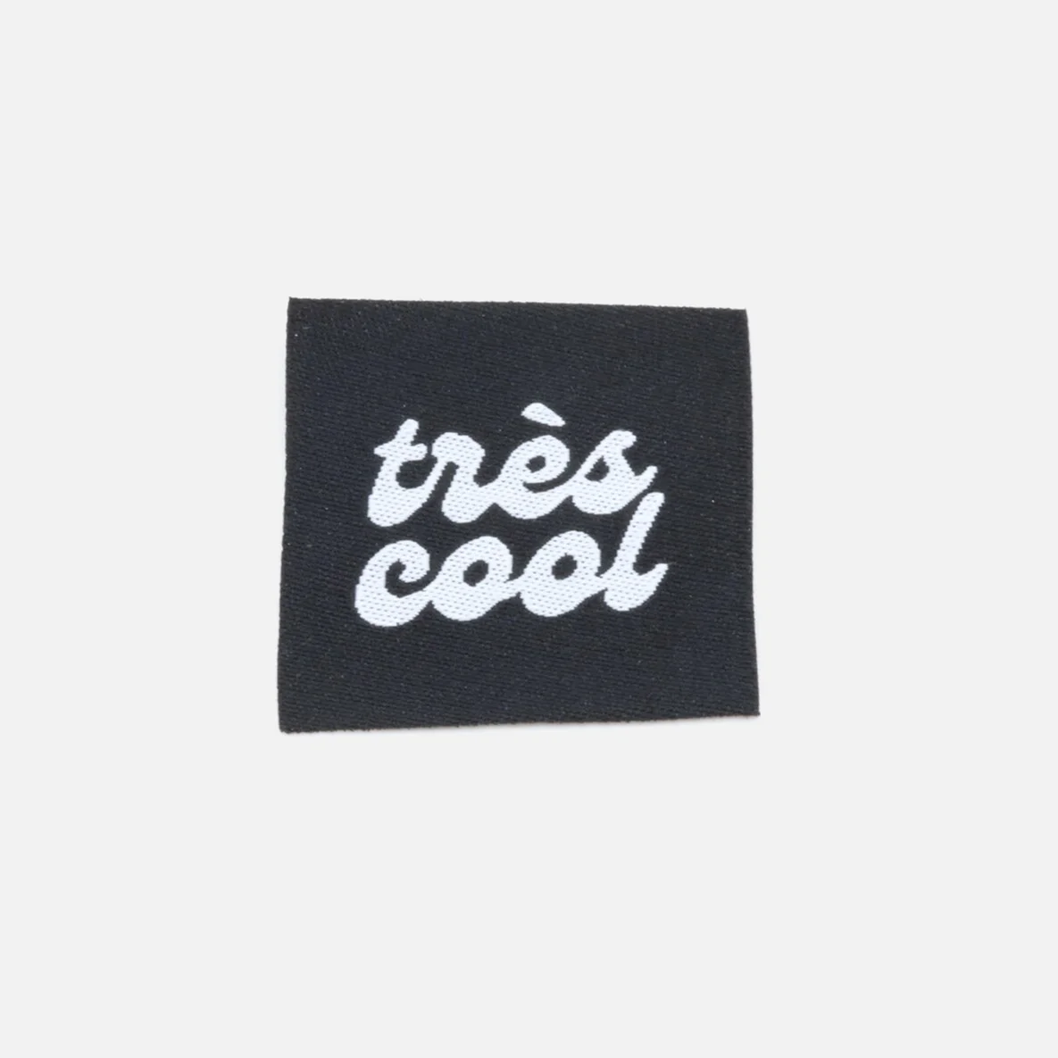 Webetikett "Très Cool" 30x30mm