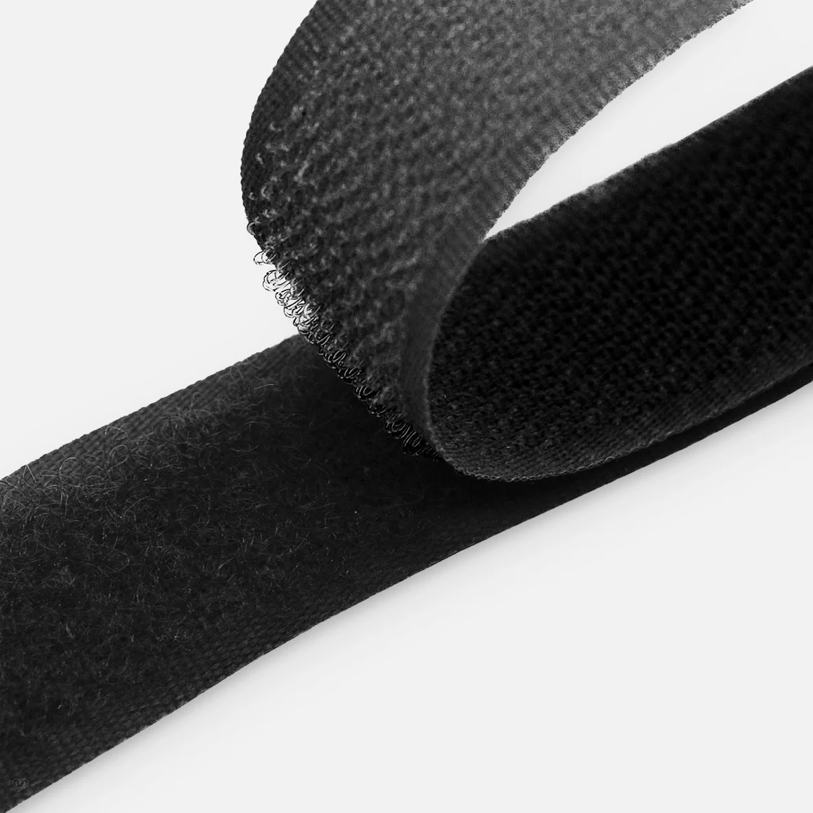 Klettband 20mm, Länge 2 m, Schwarz B5