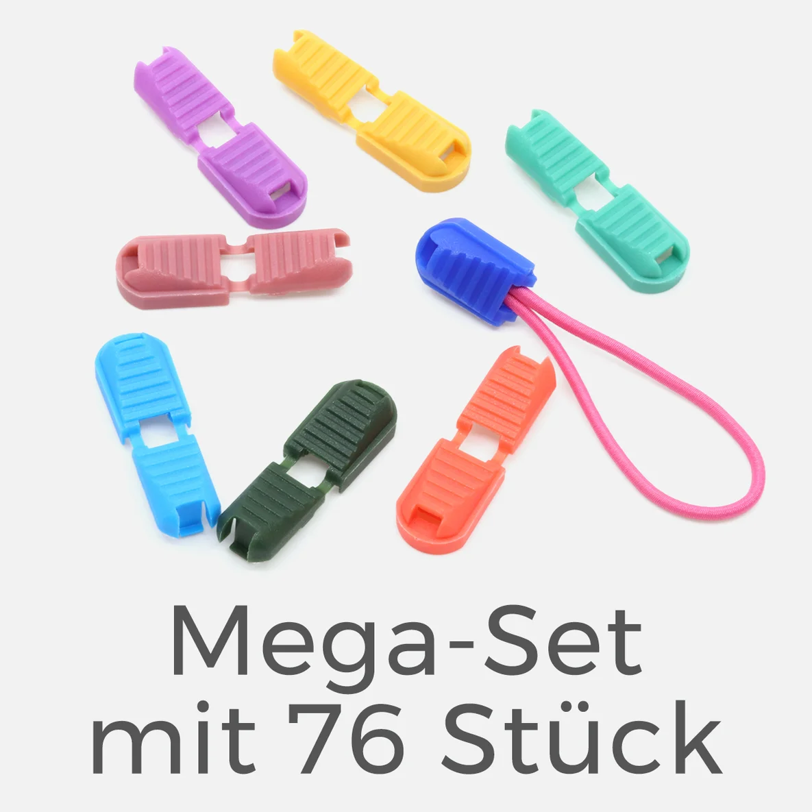 Kordelenden Mega-Set mit 72 Farben