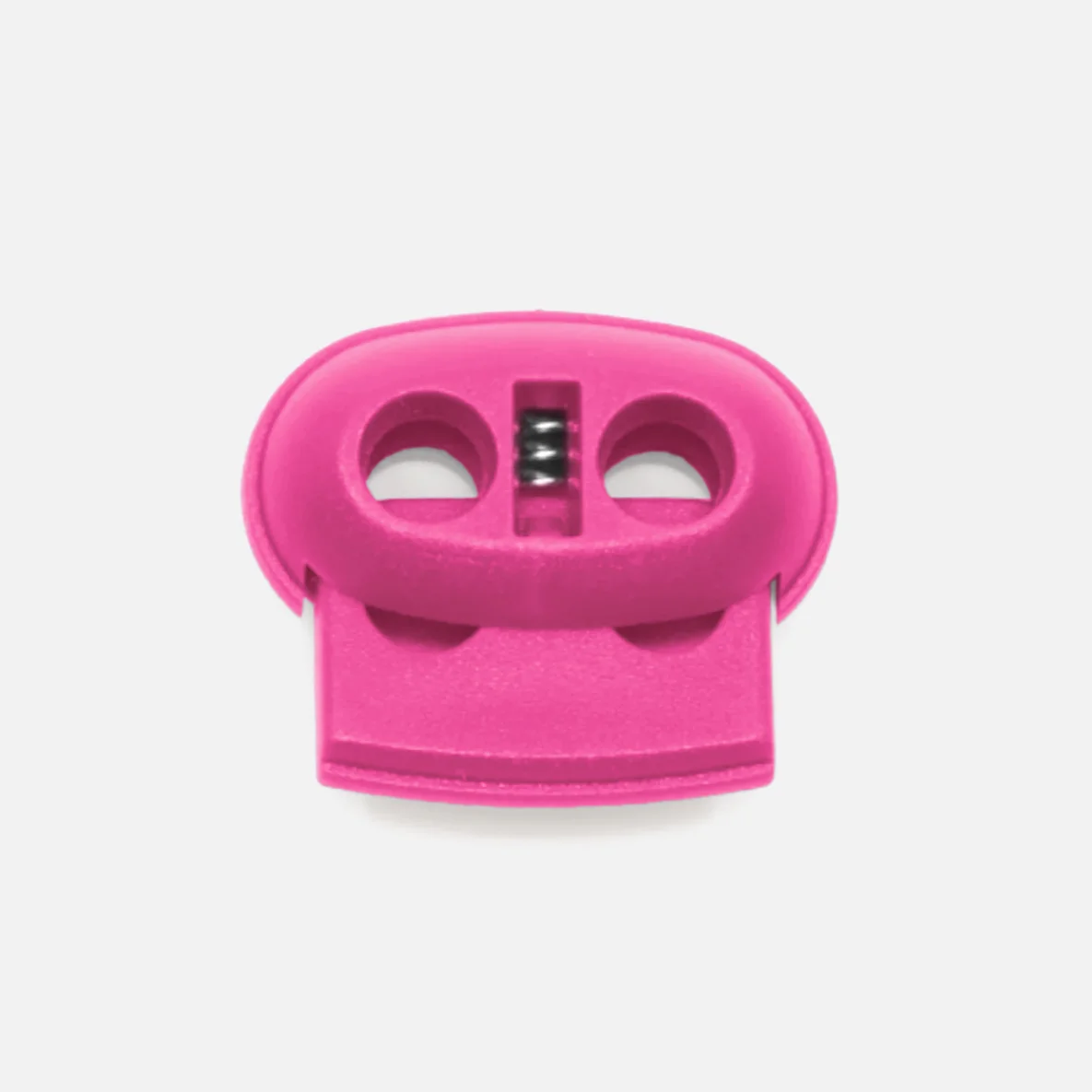 Kordelstopper Kunststoff 2-Loch, Pink B47