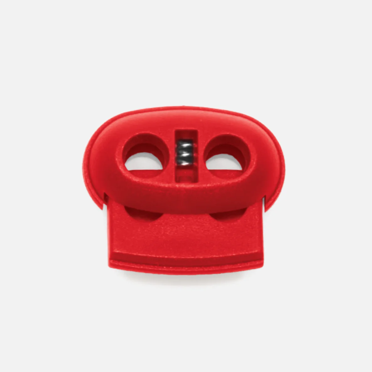 Kordelstopper Kunststoff 2-Loch, Blutrot B54