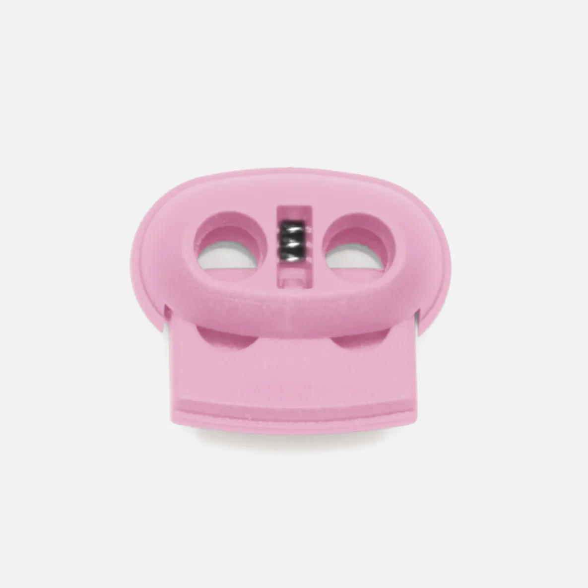 Kordelstopper Kunststoff 2-Loch, kräftiges Rosa B57