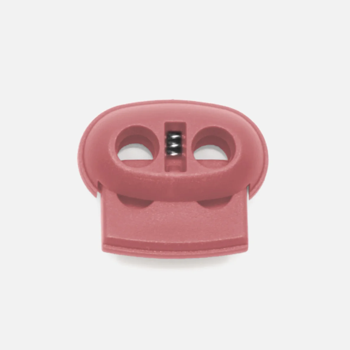 Kordelstopper Kunststoff 2-Loch, Altrosa D213 