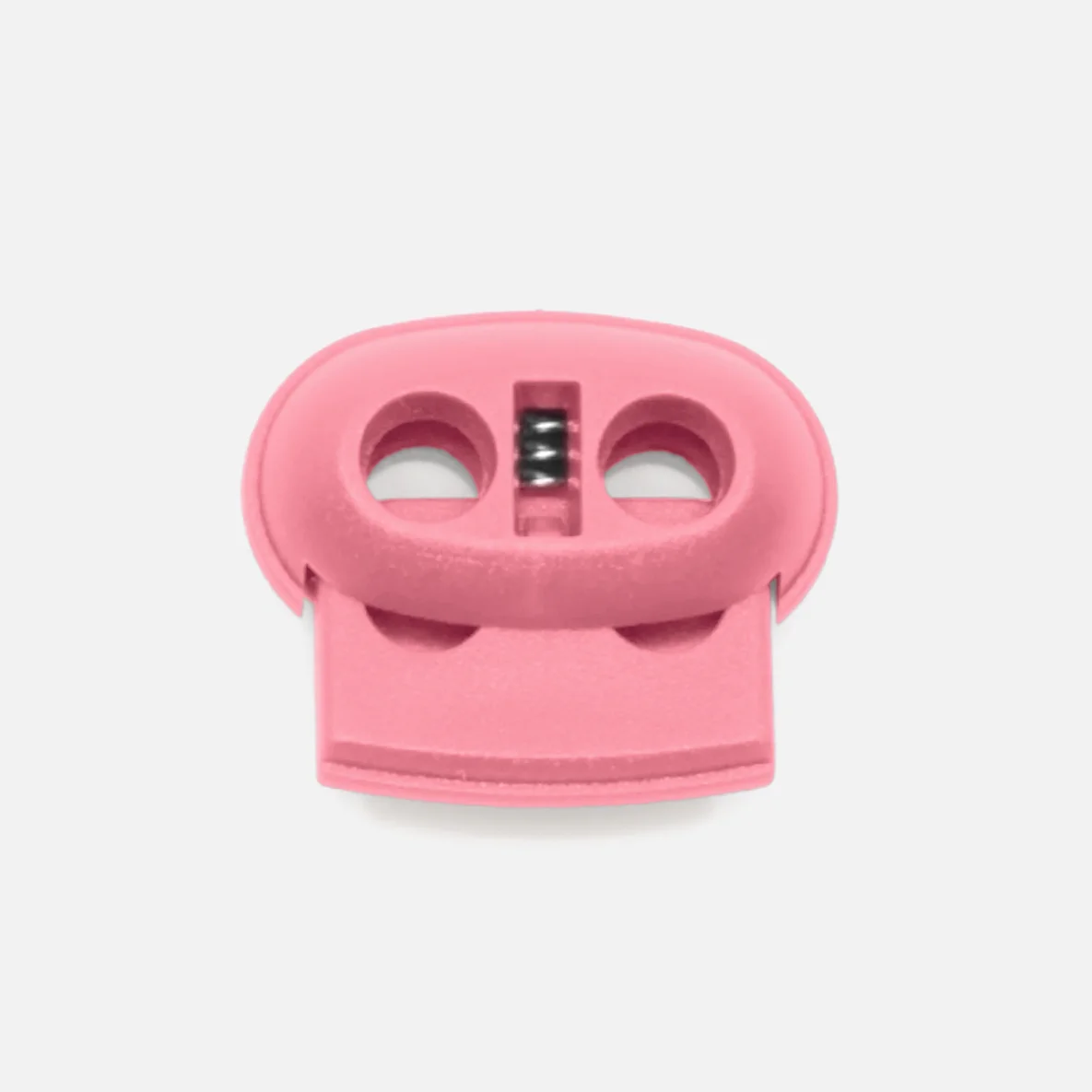 Kordelstopper Kunststoff 2-Loch, Schweinchenrosa D322