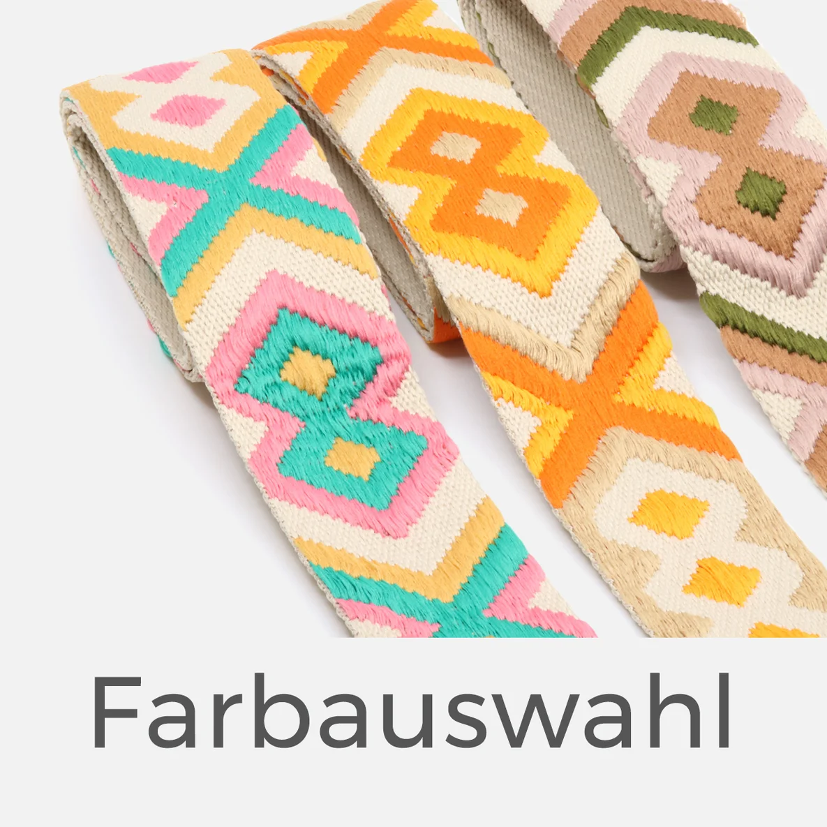 Gurtband Boho 48mm, Meterware 