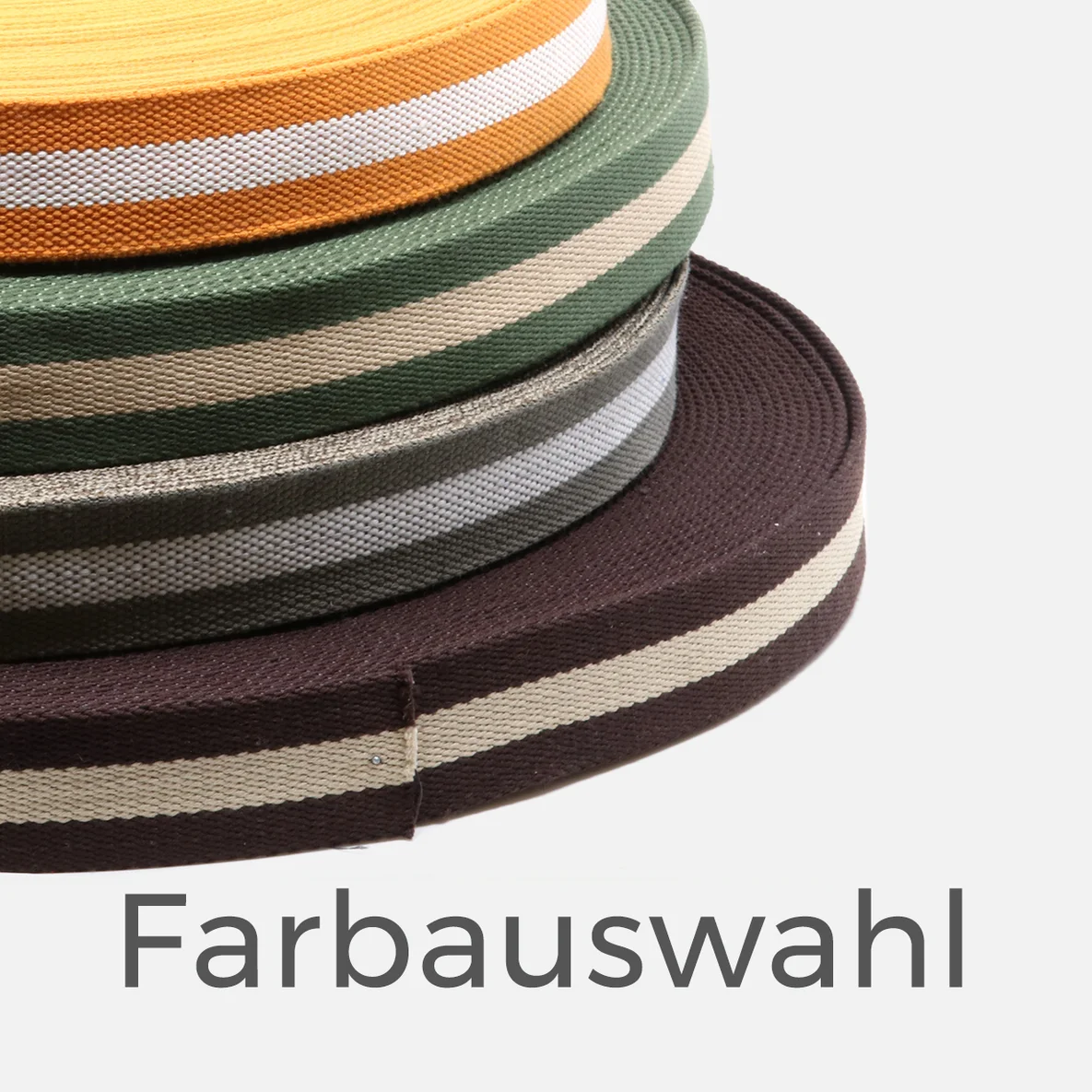 Gurtband 38 mm Colorblock, Streifen, Meterware